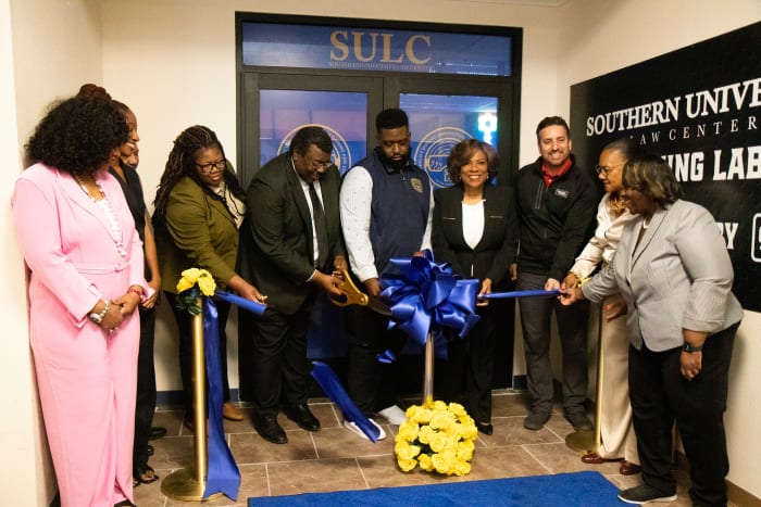 Ribbon cutting ceremony at Esports Innovation Lab at SULC